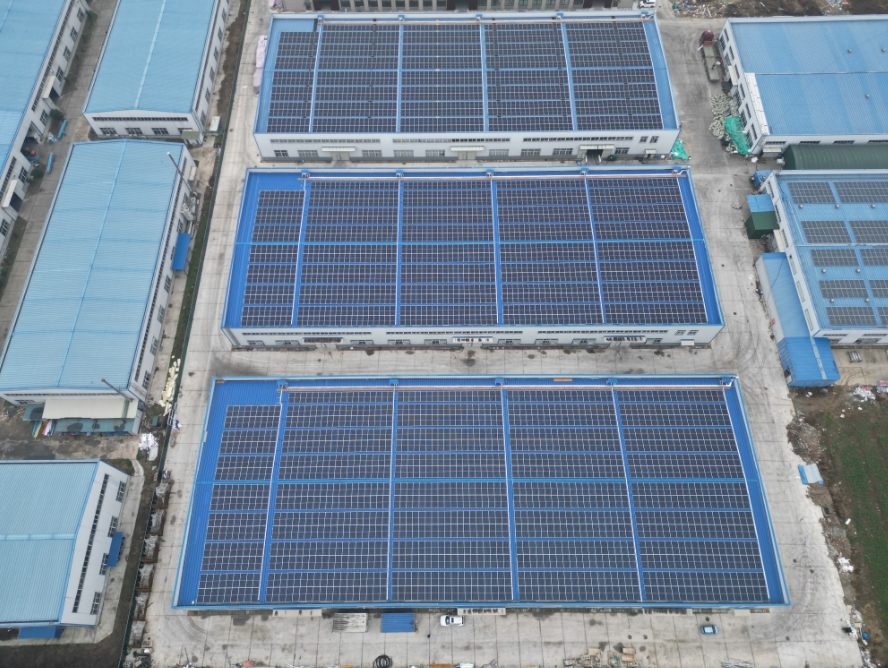 康之帛新材料有限公司2.35MW屋頂分布式光伏發電項目
